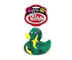 PET NOVA VINYL DUCK žaislas šuniui 9cm 3vnt
