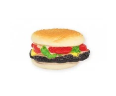 PET NOVA VINYL HAMBURGER žaislas šuniui 9cm 3vnt