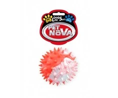 Pet Nova PETNOVA žaislas spygliuotas guminis kamuolys 5.5cm (plūduriuoja) 2vnt
