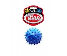 Pet Nova PETNOVA žaislas spygliuotas guminis kamuolys 4.5cm (plūduriuoja) 2vnt