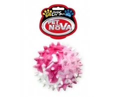 PET NOVA žaislas spygliuotas guminis kamuolys 6.5cm (plūduriuoja) 2vnt