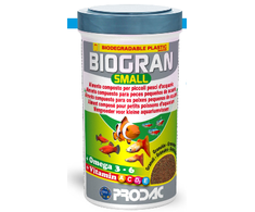 PRODAC BIOGRAN SMALL smulkios granulės žuvims 250ml 130g