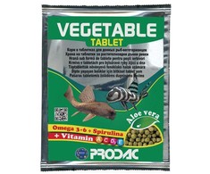 PRODAC VEGETABLE TABLET tabletės veg. dugninėms žuvims 12g