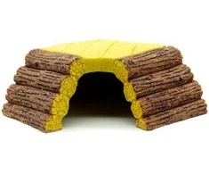 REP NOVA terariumų slėptuvė iš rąstų 16x12x5cm