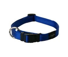 Rogz antkaklis šuniui Alpinist HB23B Mėlynas (plotis 1,6cm; apimtis 26-40cm)