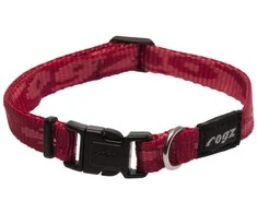 Rogz antkaklis šuniui Alpinist HB21C Raudonas (plotis 1,1cm; apimtis 20-32cm)