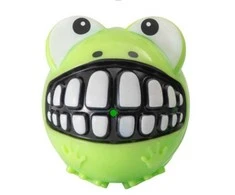 Rogz Frog Ball žalias kamuoliukas varlė M 6.4cm
