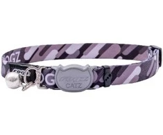 Rogz FusionCat juodas antkaklis 11mm 20-31cm