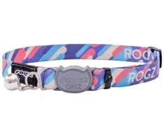 Rogz FusionCat violetinis antkaklis 11mm 20-31cm