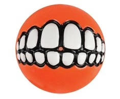 Rogz Grinz skanėstų kamuoliukas šunims oranžinis 64mm