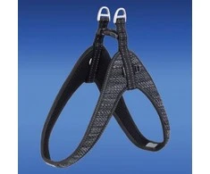 Rogz juodos minkštos atspindinčios petnešos 47cm S/M SJQ47
