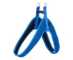 Rogz mėlynos minkštos atspindinčios petnešos 36cm XS SJQ36