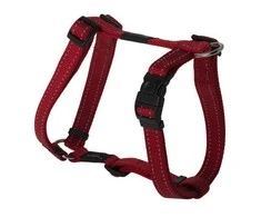Rogz petnešos atšvaitas šuniui H-Harness Reflective SJ14C plotis 1,1cm apimtis 23-37cm