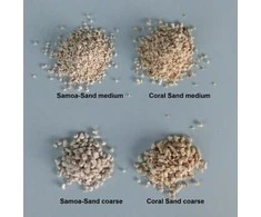 Samoa baltas argonito smėlis 3-4mm 15kg