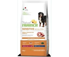 Novafoods Natural Trainer ADULT DOG SENSITIVE be gliuteno Medium/Maxi su antiena 12kg