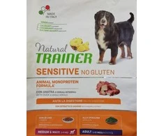 Natural Trainer ADULT DOG SENSITIVE be gliuteno Medium/Maxi su antiena 3kg
