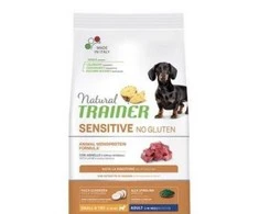 Natural Trainer ADULT DOG SENSITIVE be gliuteno MINI su ėriena 7kg