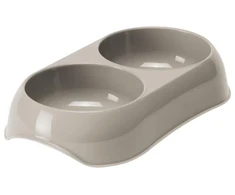 VADIGRAN Bowl Plato rusvas dvigubas dubenėlis 2x200ml (6)