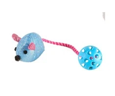 VADIGRAN Mouse ball žaislas katėms su katžole 21cm 2vnt