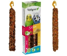 VADIGRAN Stixx Fruit-Biscuit papūgom 2 skoniai 90g
