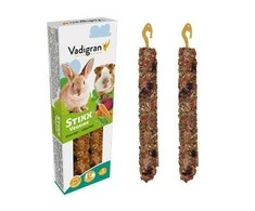 VADIGRAN Stixx Veggies triušiams, jūrų kiaulytėms 115g 2vnt