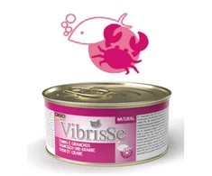 VIBRISSE kons. katėms tunas su krabais 70g 12vnt