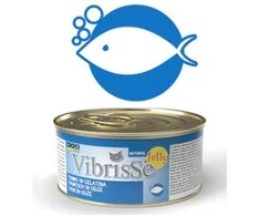VIBRISSE kons. katėms želatinoje su tunu 70g 12vnt