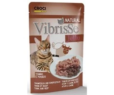VIBRISSE konservai katėms tunas su jautiena želatinoje 70g 1vnt (18)