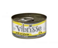 VIBRISSE konservai katėms vištiena sultinyje 70g 12vnt
