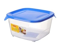 Galicja Curver / Keter CURVER MAISTO KONTEINYS "FRESH&amp;GO" SQUARE 1.2L /Mėlynas/ SKAIDRUMAS