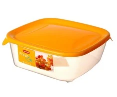 Galicja Curver / Keter CURVER MAISTO KONTEINYS "FRESH&amp;GO" SQUARE 1,7L /Geltonas/ SKAIDRUMAS
