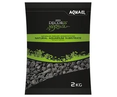 Aquael gruntas juodas 2-4mm 2kg