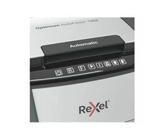 Rexel Optimum AutoFeed+ 130X Dokumentų naikiklis, Cross shredding, 4x28 mm, 55 dB, P-4, 44 L, Juoda
