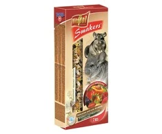 Vitapol Smakers su džiovintais vaisiais ir riešutais skanėstas šinšiloms 90g (2 vnt)