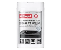 Valymo Servetėlės - Activejet AOC-302 100 vnt. Baltos