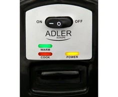 Adler AD 6406 ryžių viryklė - 1,5 l talpos, Juoda