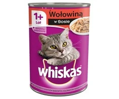Sausas Kačių Maistas - Whiskas Jautiena Padaže 400g