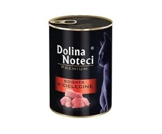 Dolina Noteci Premium turtingas veršiena - šlapias kačių maistas - 400g