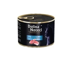 Dolina Noteci Premium klasės šlapias kačių ėdalas, praturtintas ėriena, 185 g