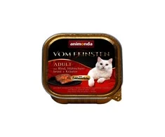 Animoda Animonda Vom feinsten schlemmerkern su jautiena, vištienos krūtinėle ir žolelėmis, 100g kons.katėms