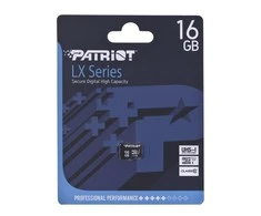 Atminties kortelė MikroSD Kortelė - Patriot 16 GB UHS-I Klasė 10