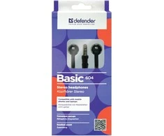 Ausinės Defender BASIC 604 Juoda