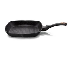 GRANITINĖ GRILĖLĖ 28 cm BERLINGER HAUS Juodas ROSE BH-1636-N