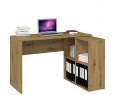 Top E Shop Topeshop BIURKO PLUS ARTISAN kompiuterio stalas Ąžuolo spalvos