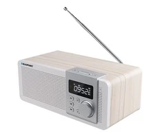 Nešiojama Radijo Stotis - Blaupunkt PP14BT Bluetooth MP3 Žadintuvas Sidabrinė/Juoda/Balta