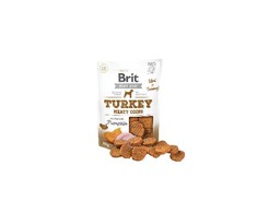 Brit Jerky Puppy Turkey Meaty Coins skanėstas 80g