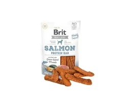 Brit Jerky Salmon Protein Bar skanėstas 80g