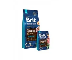 BRIT PREMIUM Dog by Nature Sensitive su ėriena ir ryžiais 3kg