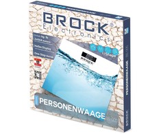 BS 005 Kūno svarstyklės BROCK BS 005 2xAAA baterijos (pridedamos) 30*30 cm
