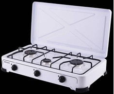 Kaitlentė Brock Trijų degiklių dujinė viryklė GS003W Brock balta